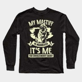 Funny Mastiff Dog Lover Gift Long Sleeve T-Shirt